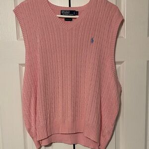 Ralph Lauren Pink Knit Vest